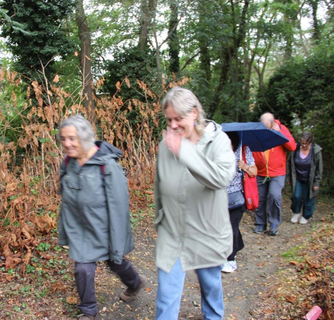 Eerste walk&talk over Berm en door Klein-Zwitserland